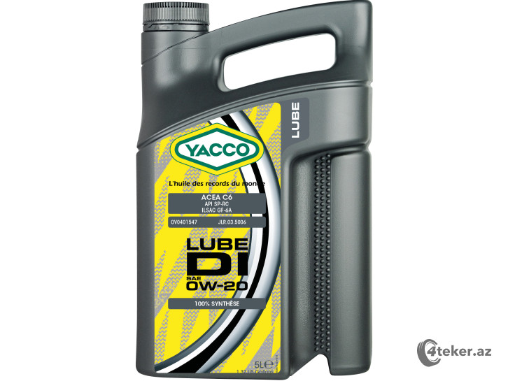 YACCO LUBE DI 0W-20, 5L